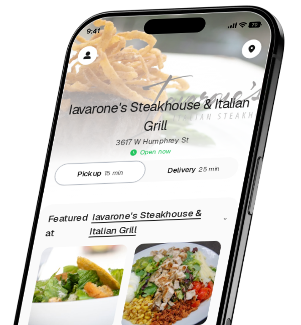 Iavarone's Steakhouse & Italian Grill app preview
