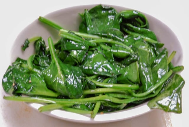 SD Sauteed Spinach.