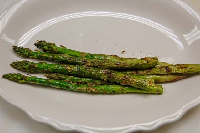 SD Steamed Asparagus.