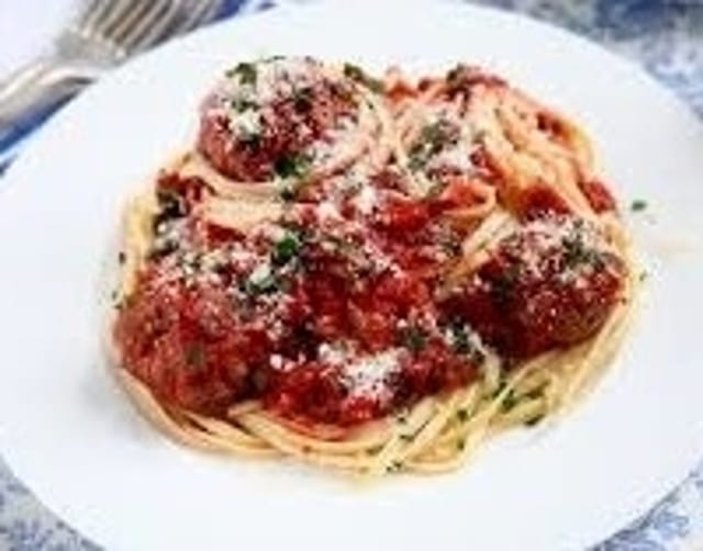 Linguine Meatballs.