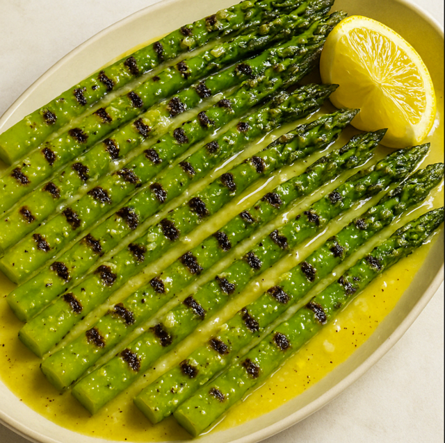 SD Grilled Asparagus for 4.