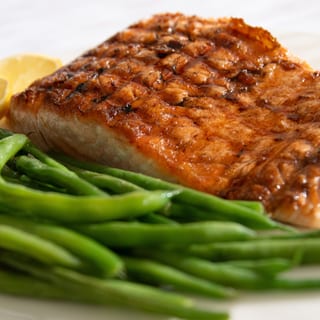 Bourbon Glazed Salmon