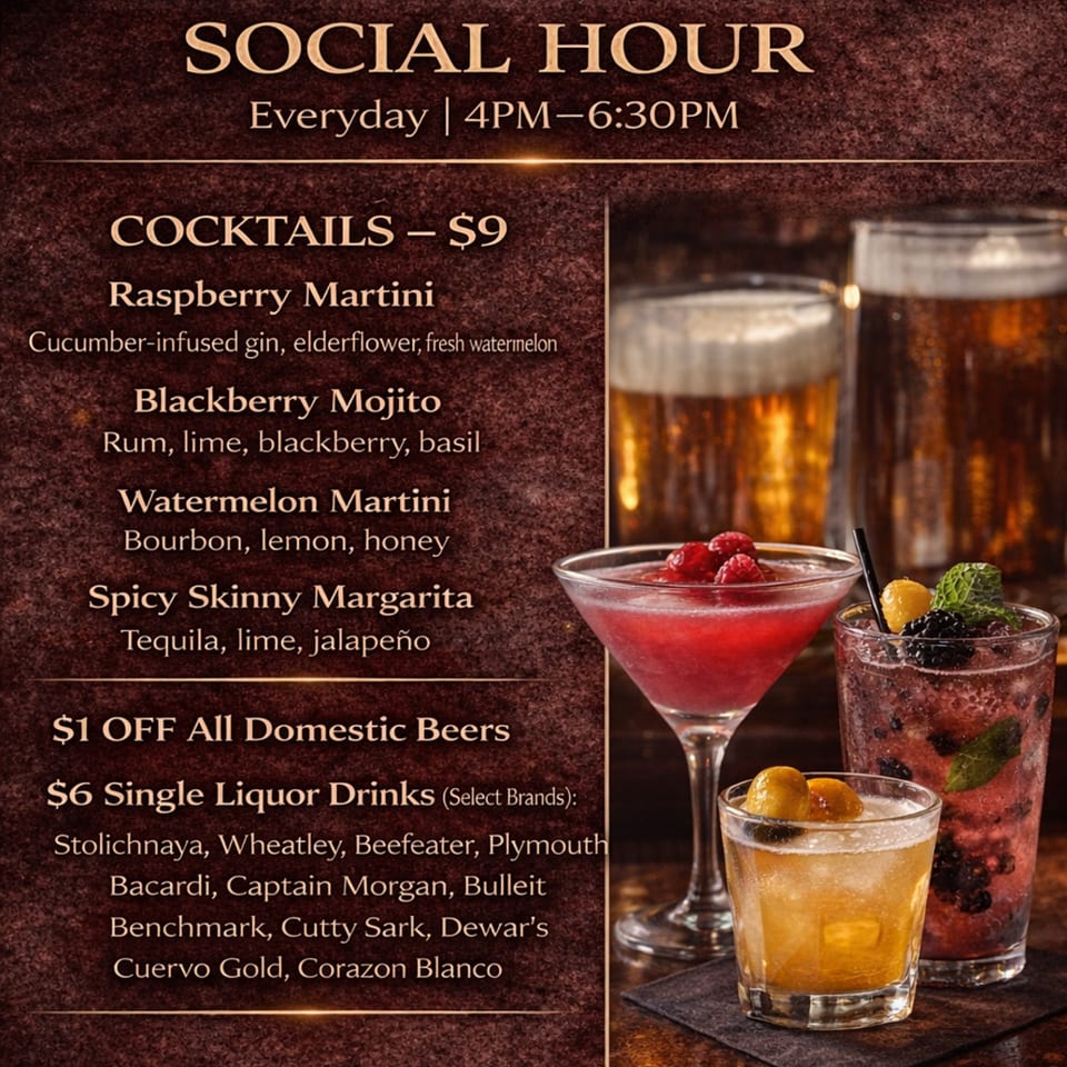 Hand-Crafted Cocktails