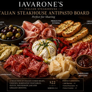 Italian Steakhouse Antipasto Board