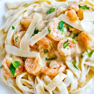 Shrimp Fettuccine Alfredo